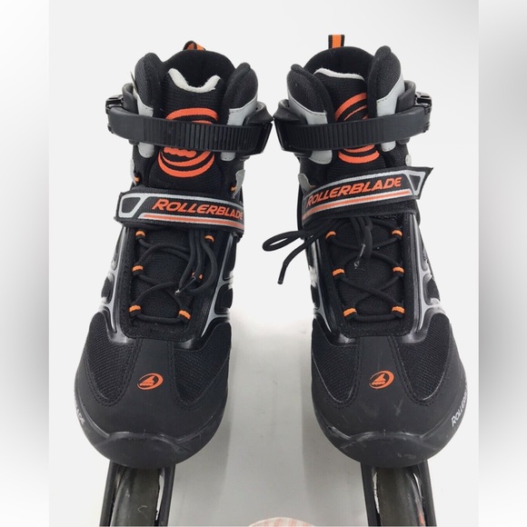 Rollerblade Zetra Blade Inline Skates Men's Size 11 Black white orange - Picture 4 of 8
